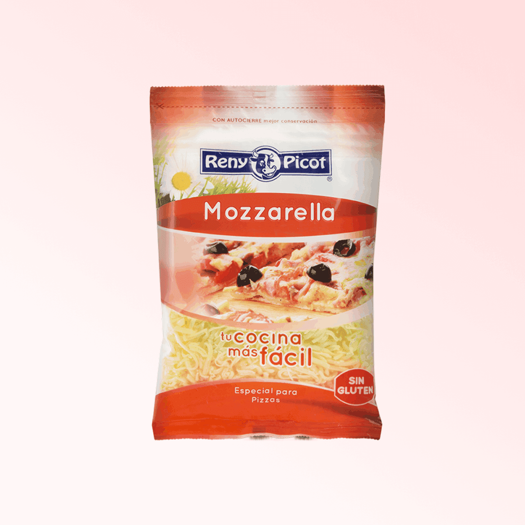 Mozzarella rasă Reny Picot 1kg – brânză pentru pizza și gratinuri